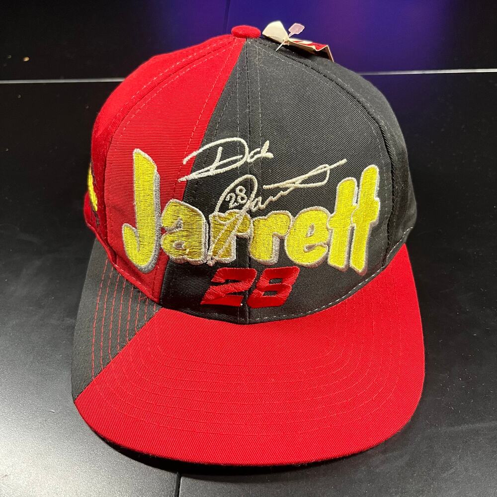 Vintage‎ Dale Jarrett Hat NASCAR Texaco Havoline Racing Colorblock SnapBack New
